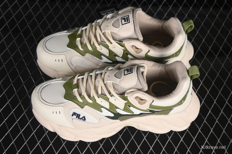 Fila Fusion Fern 2.0 Retro Chunky Sneakers with 3CM Heightening Sole - F12M511101FMC