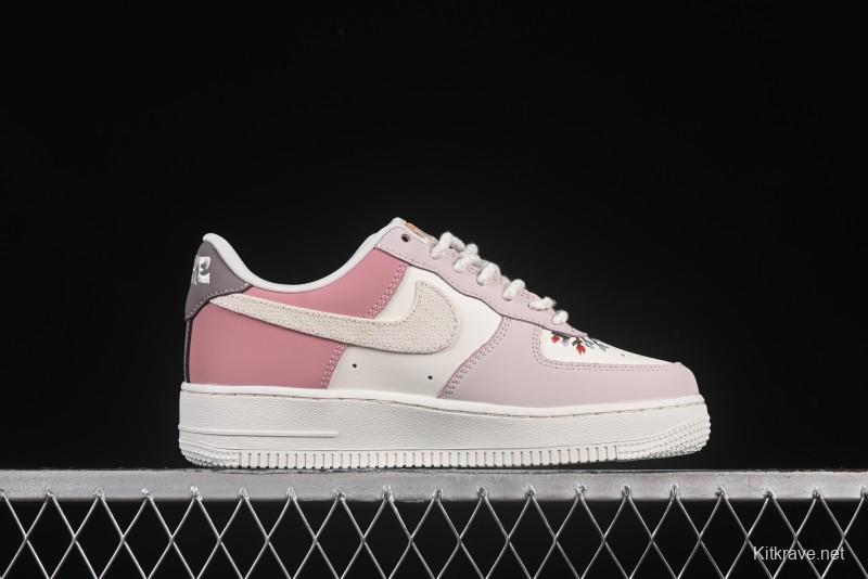 Nike Air Force 1'07 Low Casual Sneakers with Full-Length Air Cushion - IB8874-111