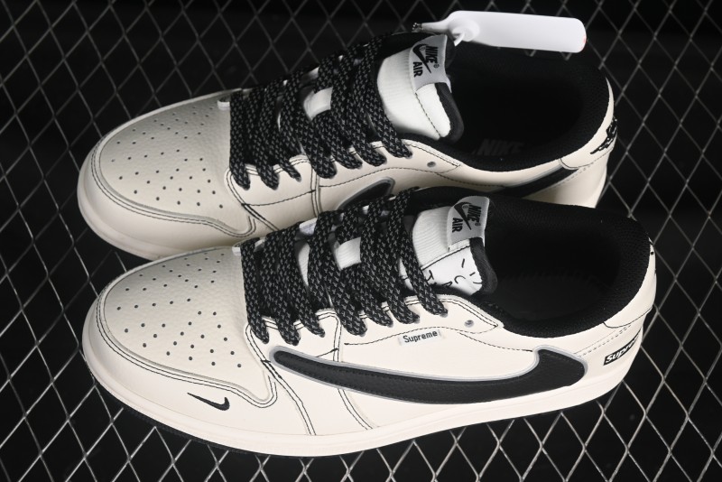 Nike Travis Scott x Fragment Design x Air Jordan 1 Low OG SP Casual Sneakers - DH0223-311