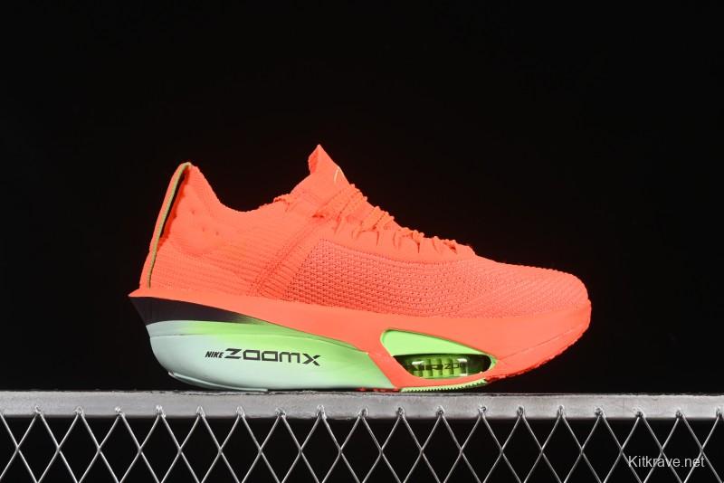 Nike Zoom VaporFly Next 3% Prototype Super Marathon Running Shoes with Dual Airzoom Cushion and ZoomX Foam - FD8315-600