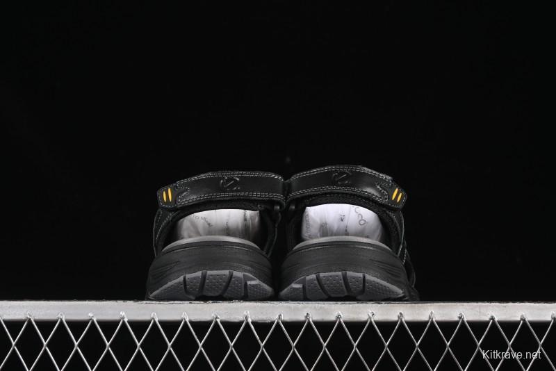 ECCO Off Trail Series Sport Leisure Sandals with Adjustable Hook-and-Loop Strap - 63251701001