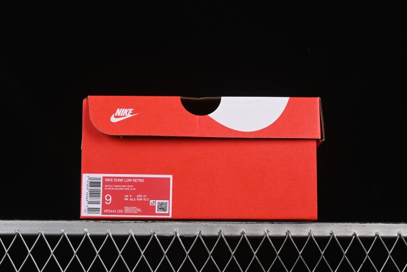 Nike SB Dunk Low White Grey Low-Top Casual Skate Shoes - HF5441-105