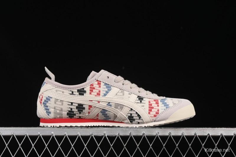 Onitsuka Tiger Mexico 66 Low-Top Leather Sneakers - 1183B648-100