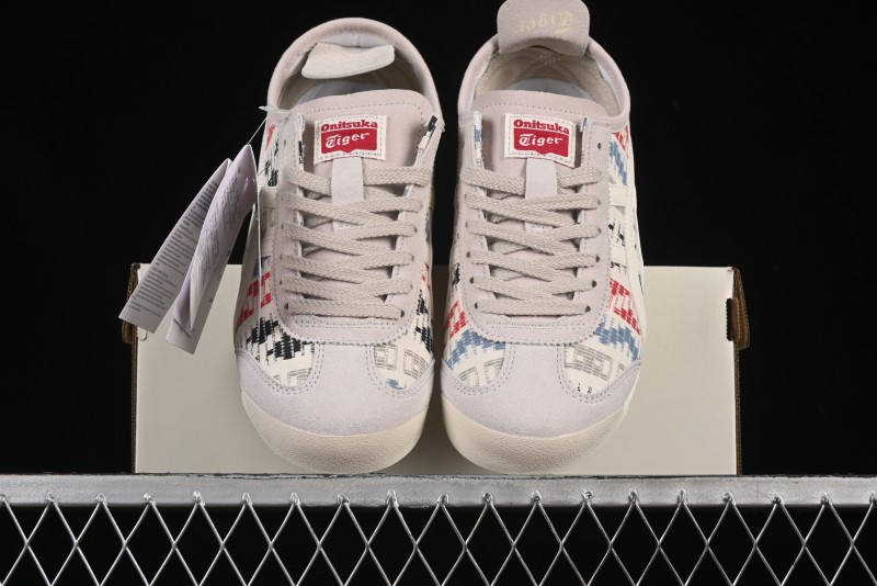 Onitsuka Tiger Mexico 66 Low-Top Leather Sneakers - 1183B648-100