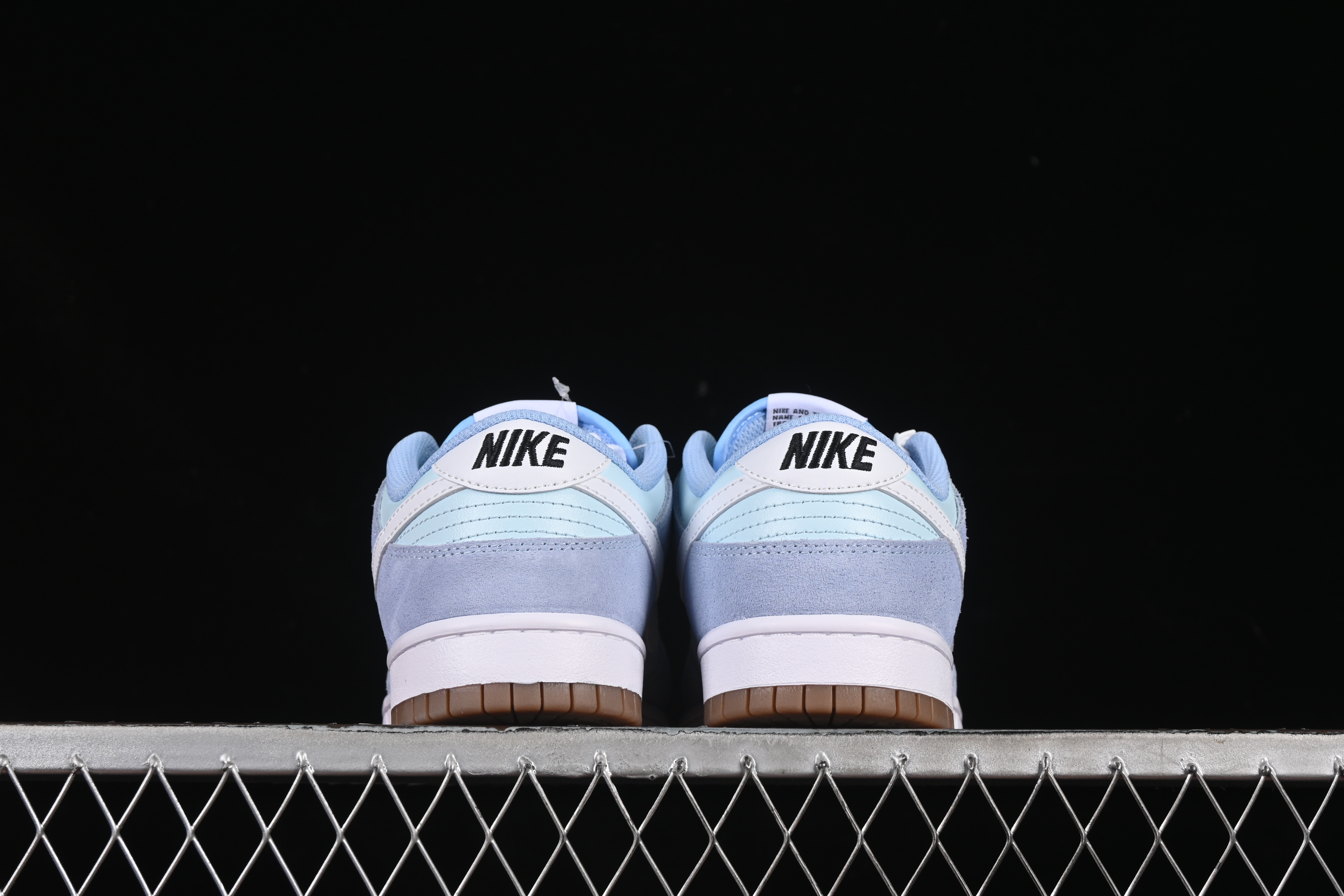 Nike Dunk Low Retro Casual Sneakers in Leather and Suede with Pre-Aged Coconut Milk Sole - IB6399-400