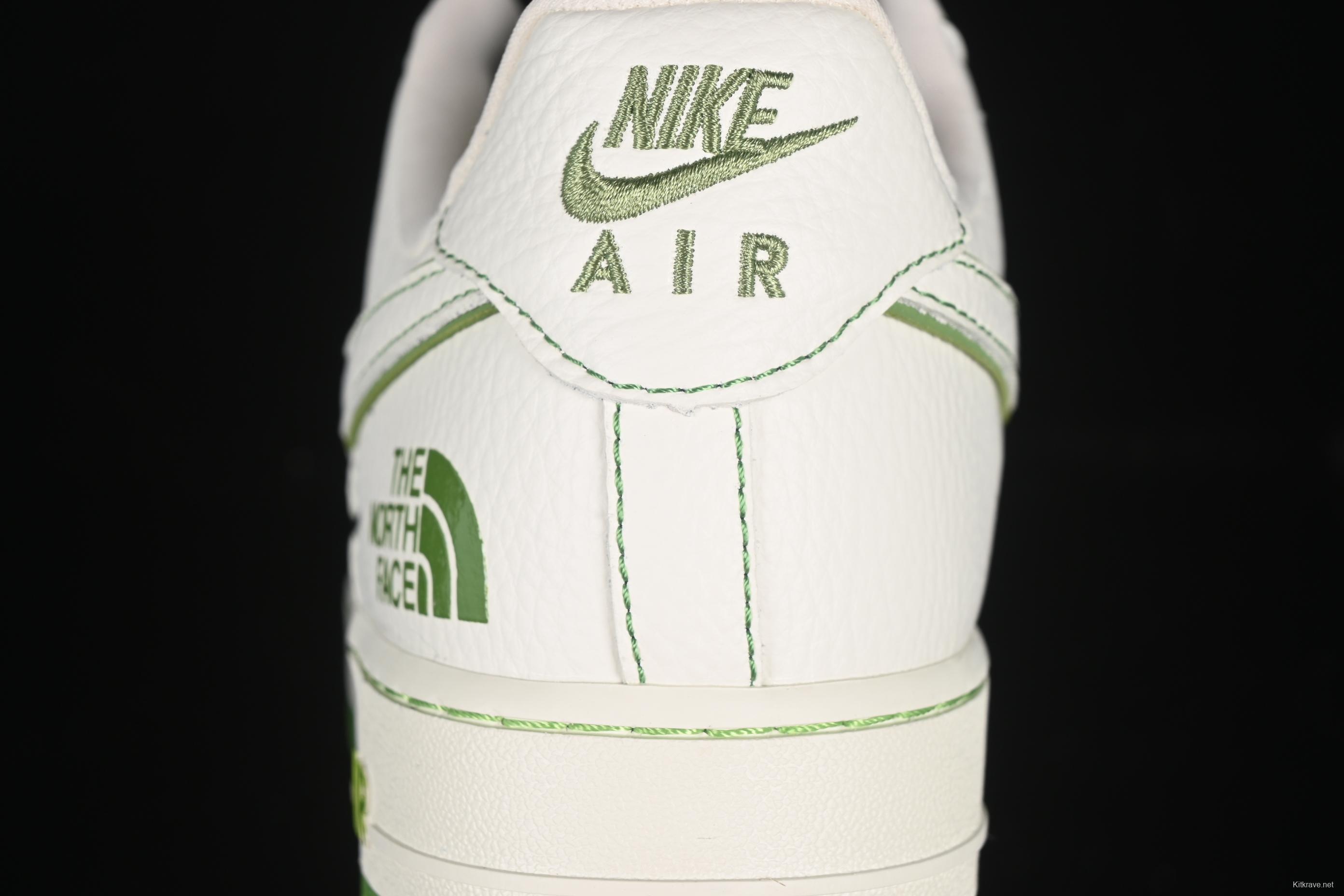 Nike Air Force 1 '07 Low The North Face Collaboration White Black Green Casual Sneakers - SC9207-527