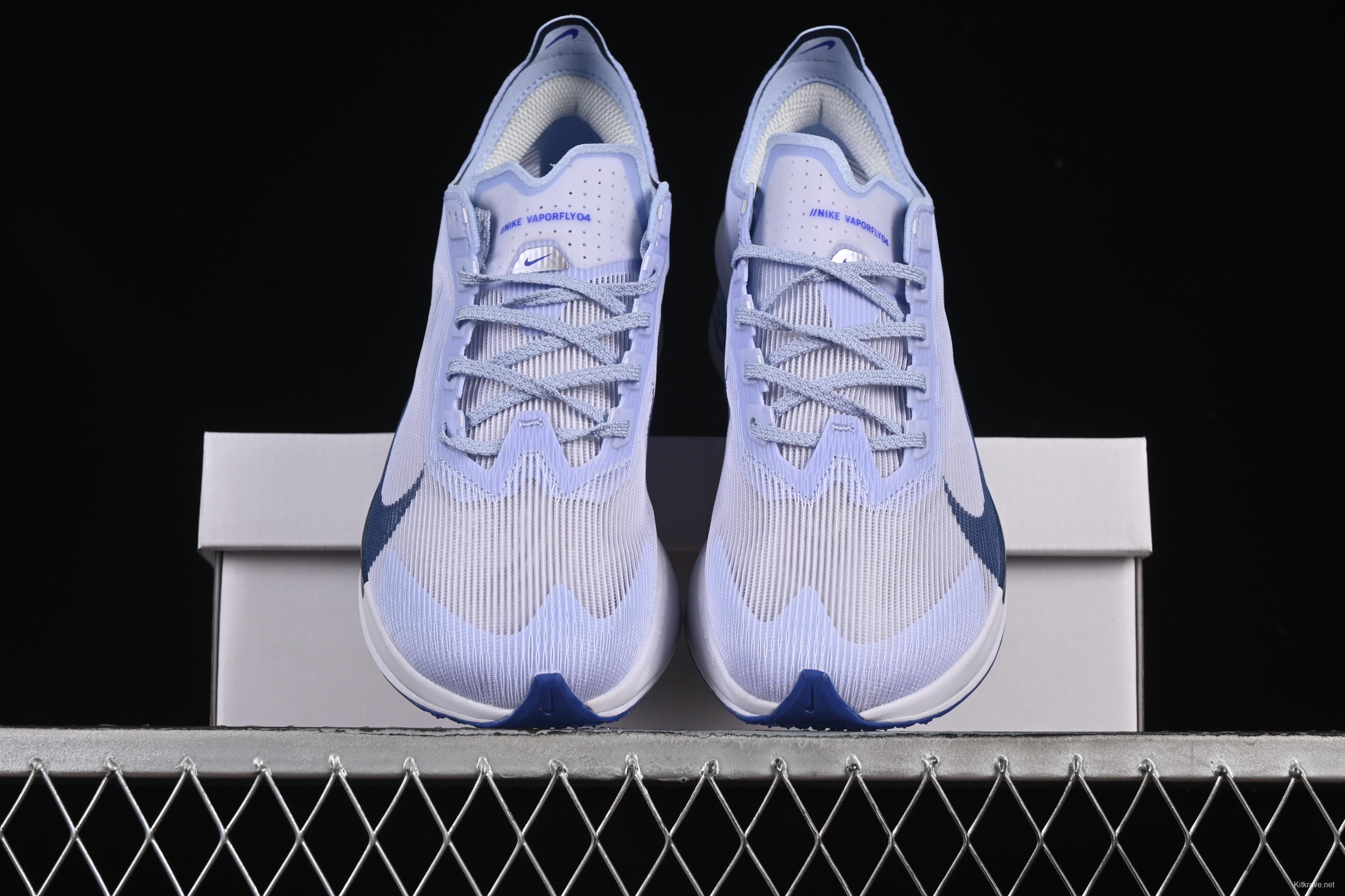 Nike ZoomX Vaporfly NEXT% 4 Marathon Series Road Racing Ultra-Light Cushion Running Shoes - HF6414-001