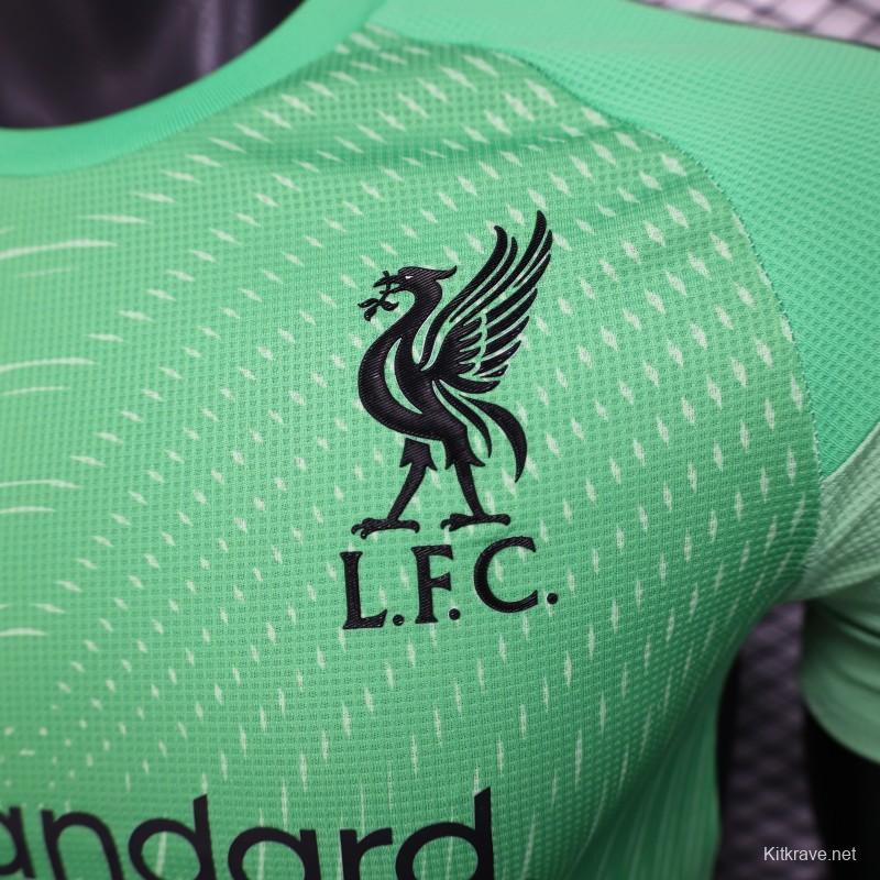 Player Version 25/26 Liverpool Green Goalkeeper Jersey
