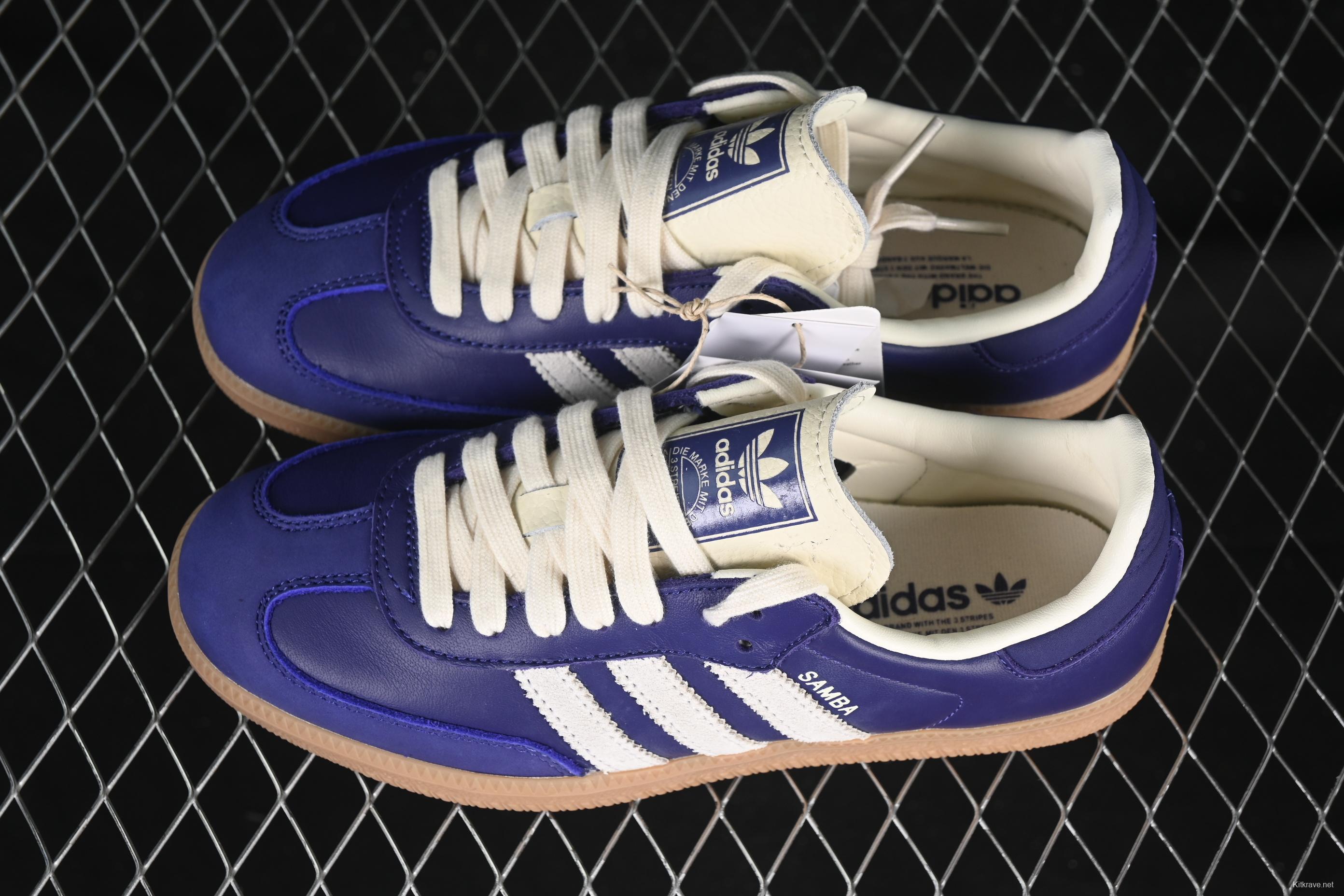 Adidas Samba OG Casual Sneakers with Original Leather Upper - JI2736