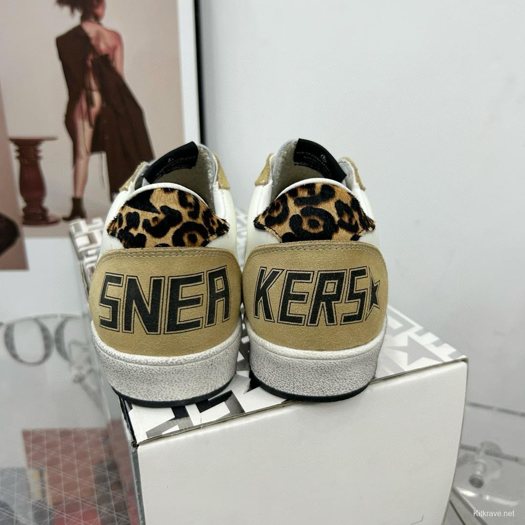 2024 Unisex GGDB White Beige Grey Suede Leather Low-Top Sneakers MJ00260