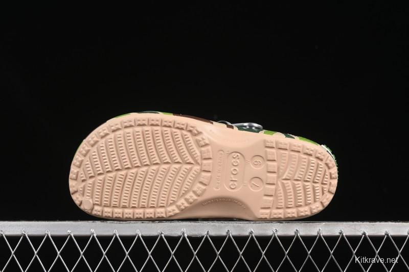 Bape x Crocs Classic Clog Camouflage Print Comfortable Versatile Clog - B.D4