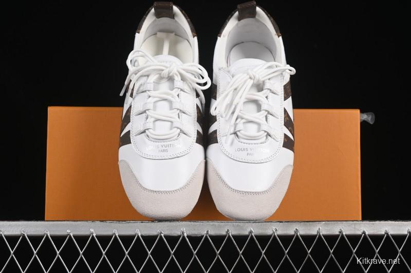 Louis Vuitton Sneakerina Round-Toe Lace-Up Ballet Style Flat Training Shoes - N.F6