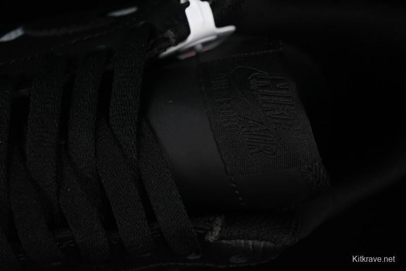 Nike Comme Des Garcons Air Force 1 Low Casual Sneakers with Full-Length Air Cushion - IB9949-001