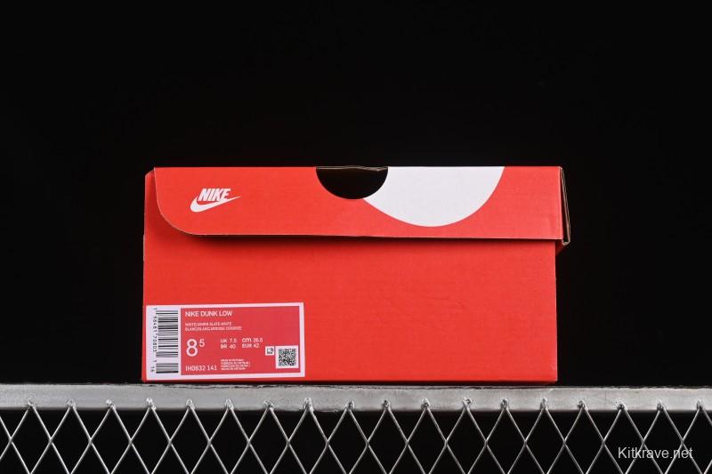 Nike SB Dunk Low White Grey Low-Top Casual Skate Shoes - IH0632-141