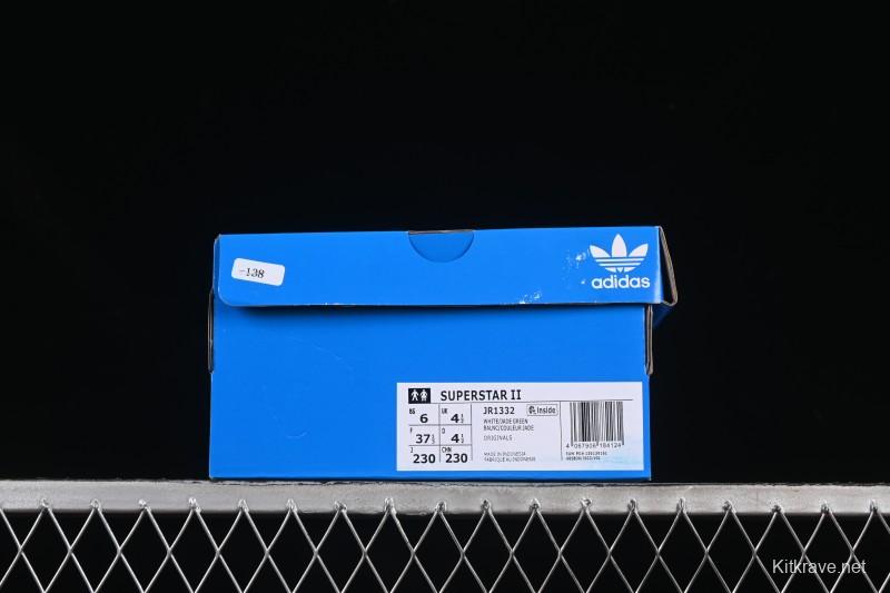 Adidas Superstar II Casual Sneakers with Shell Toe Design - JR1332