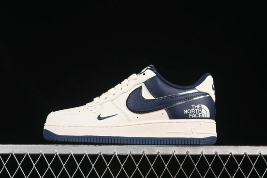 Nike Air Force 1'07 Low North Face Collaboration Dark Blue Sole Casual Sneakers - ZH2598-318
