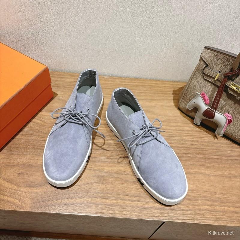 2025 Unisex H Grey Suede Classic Boots AS00380