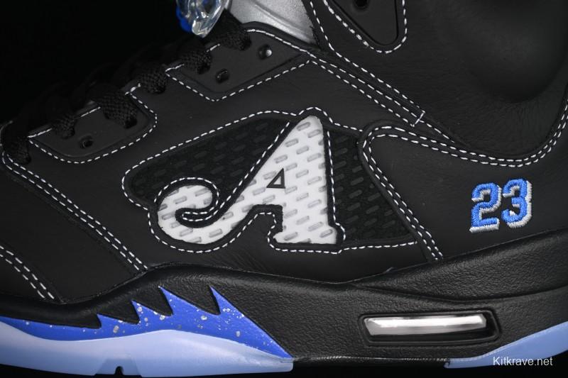 Nike Awake NY x Air Jordan 5 Black Metallic Basketball Shoes - DV4982-004