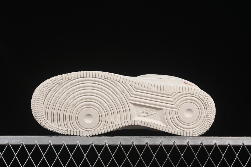 Nike Air Force 1 '07 Low Supreme Collaboration Versatile Beige Casual Sneakers - CS5288-011