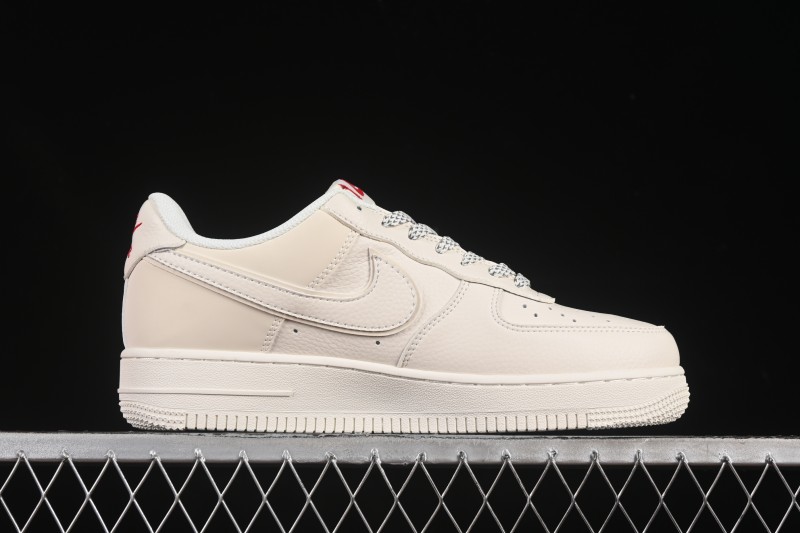 Nike Air Force 1 '07 Low Supreme Collaboration Versatile Beige Casual Sneakers - CS5288-011
