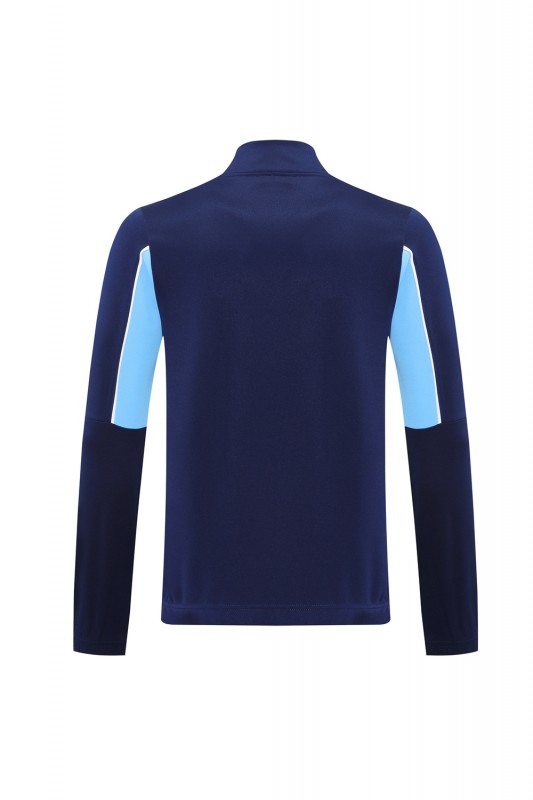 25/26 Olympique Marseille Blue/Navy Full Zipper Jacket +Long Pants
