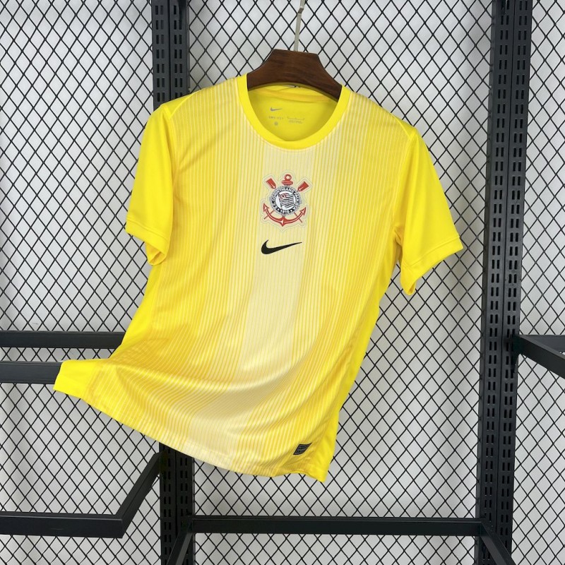 2025/26 Corinthians Yellow Goalkeeper Jersey