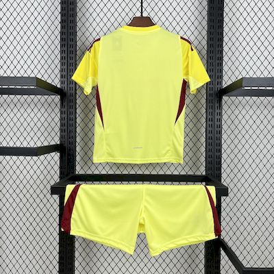 2025/26 Kids Real Madrid Yellow Goalkeeper Kit