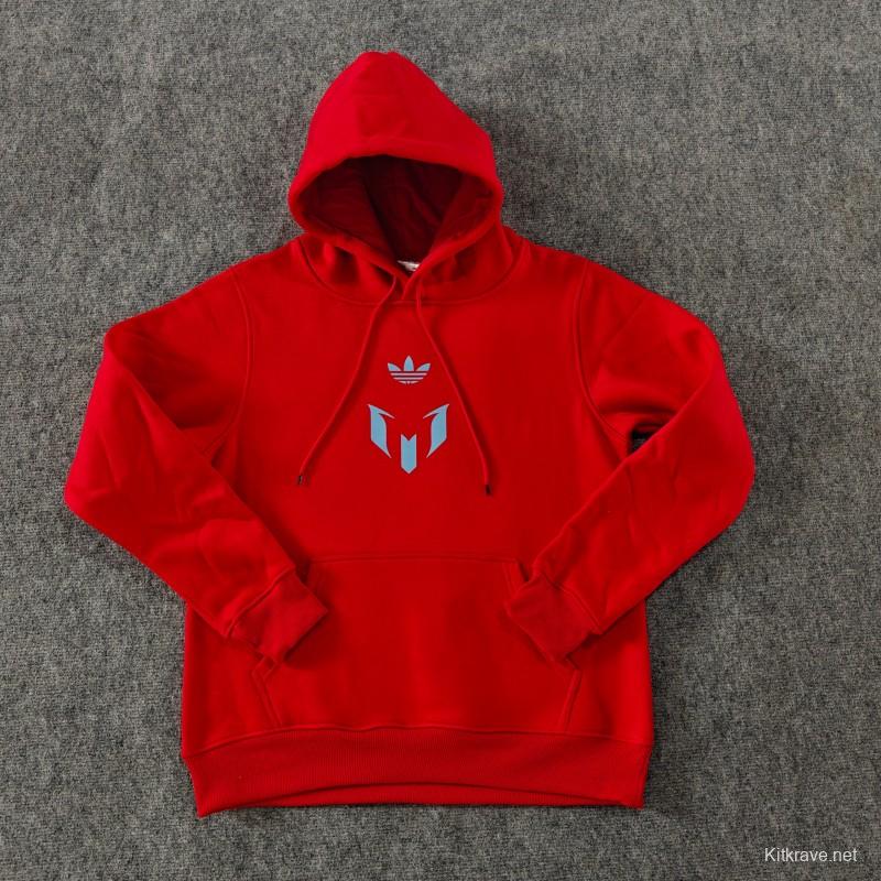 25/26 Inter Miami Messi Fleece-lined Hoodie 9 Color Full Zipper Jacket + Long Pants