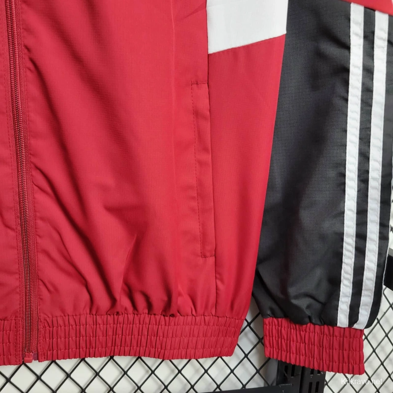 25/26 Nottingham Forest Jacket Red Windbreaker