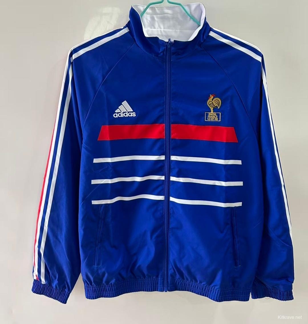 1998 France Blue Windbreaker