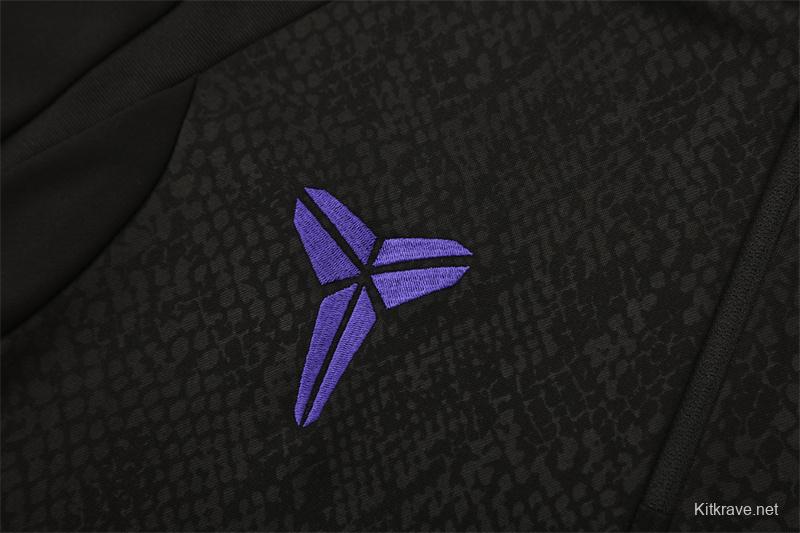 25/26 Barcelona Black Joint Edition Half Zipper Jacket+Long Pants