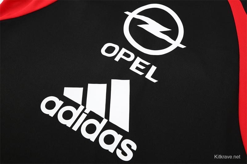 Retro 03/04 AC Milan Black Half Zipper Jacket