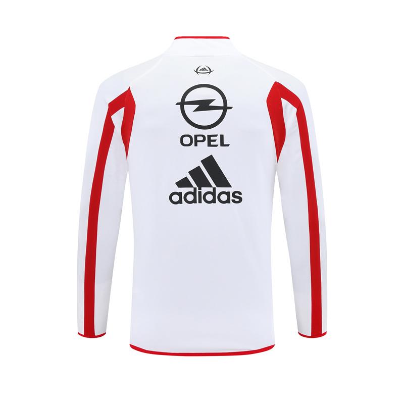 Retro 05/06 AC Milan White Half Zipper Jacket