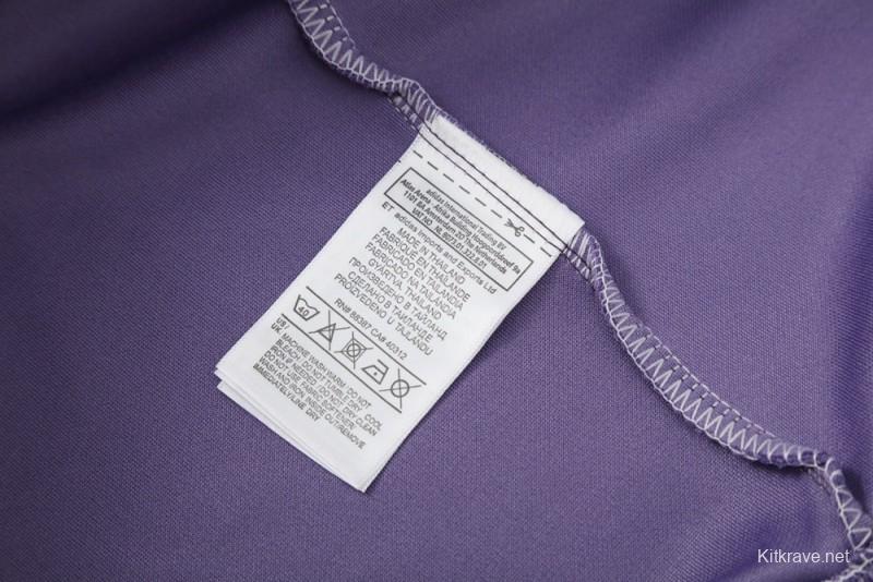 2025 Adidas Purple Full Zipper Jacket + Long Pants