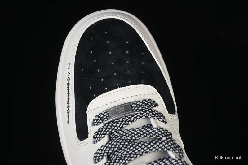 Nike Air Force 1 '07 Low G-Dragon Collaboration Daisy Beige Black Grey Casual Sneakers - QW5606-265