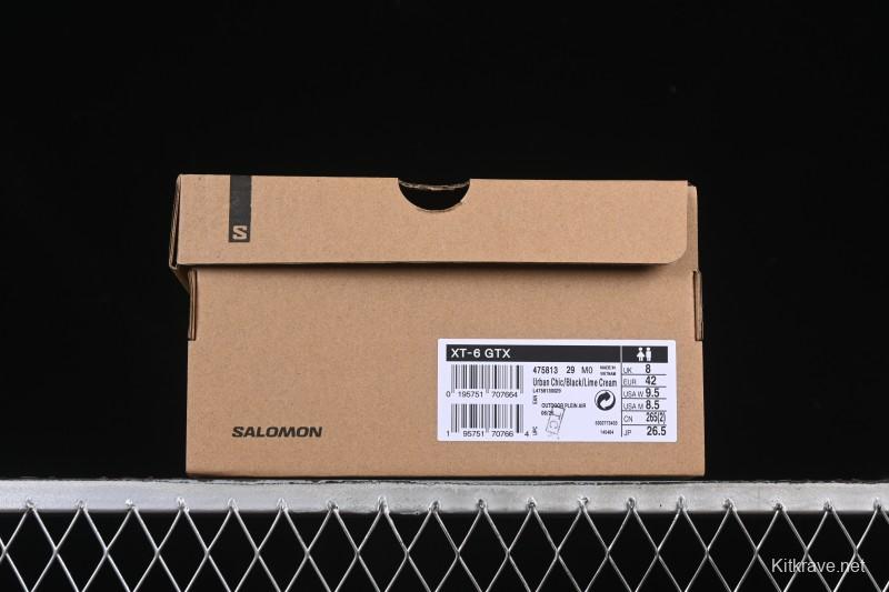 Salomon XT-6 GTX Advanced Outdoor Trail Running Shoes - 475813-29