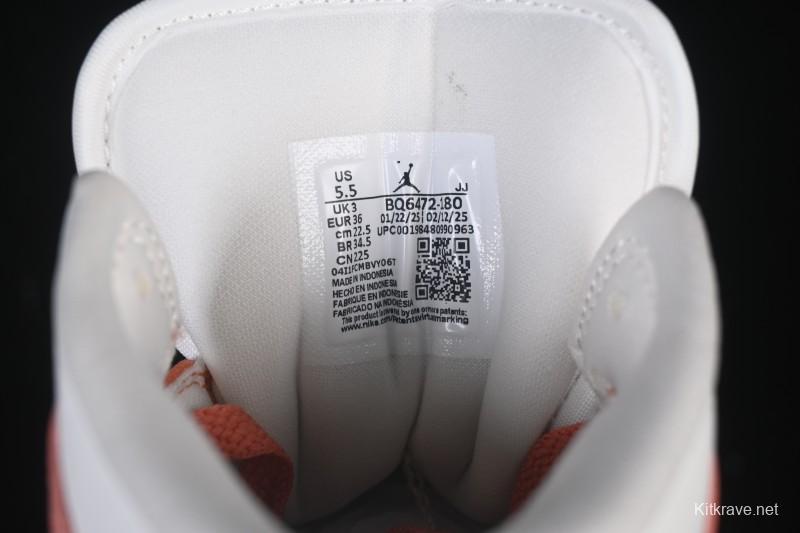 Nike Air Jordan 1 Mid AJ1 Orange Sunshine - DQ8426-180