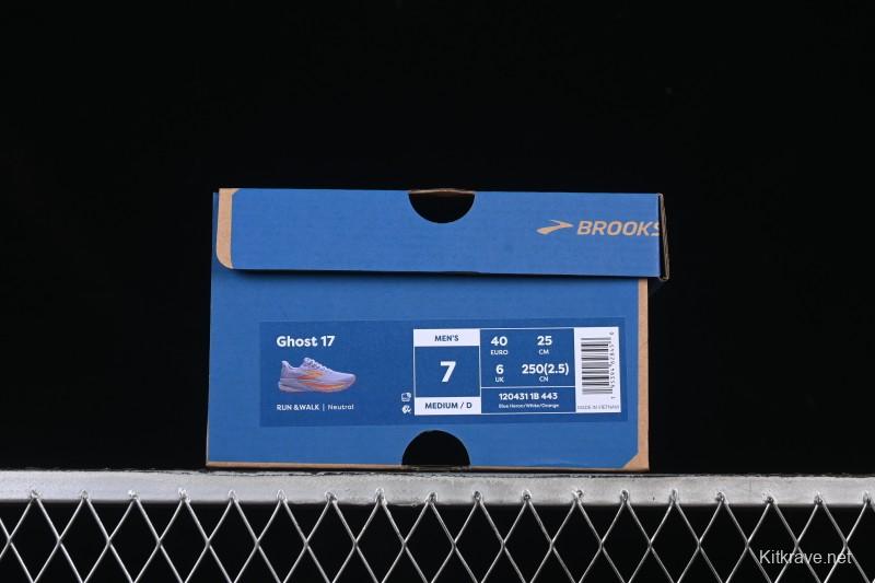 Brooks Ghost 17 Cushioned Marathon Racing Running Shoes - 1204311B443