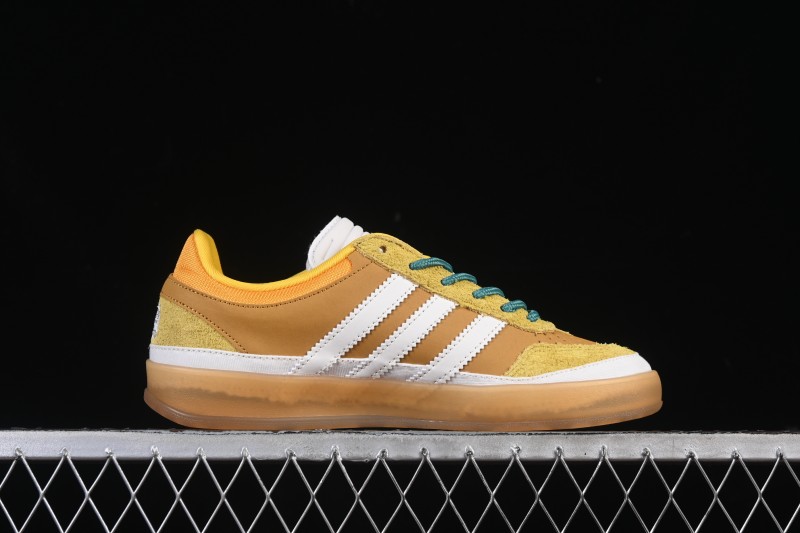 Adidas Gazelle Indoor Bad Bunny Collaboration Retro Low-Top Skate Shoes - JS5053