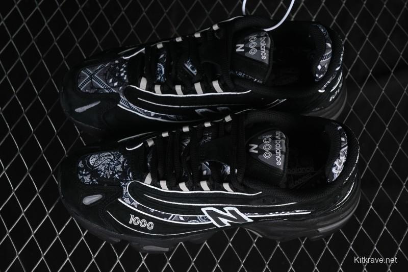 New Balance 1000 Series Retro Dad Style Low-Top Casual Sports Running Shoes - M1000AP