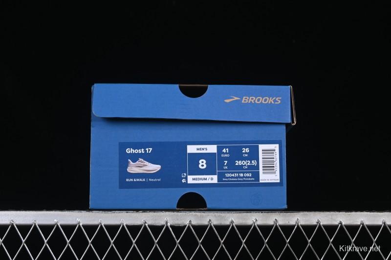 Brooks Ghost 17 Cushioned Marathon Racing Running Shoes - 1204311B092