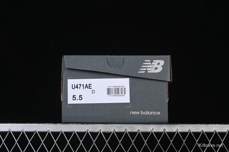 New Balance 471 Series Fabric and Leather Casual Lifestyle Shoes - U471AE