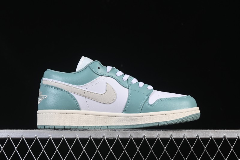 Nike Air Jordan 1 Low AJ1 Fresh Mint Green Low-Top Casual Skate Shoes DC0774-138
