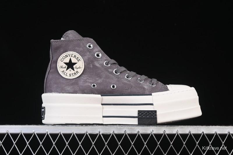 Rick Owens Drkshdw Converse Chuck 70 High Top Platform Canvas Sneakers - A06755C