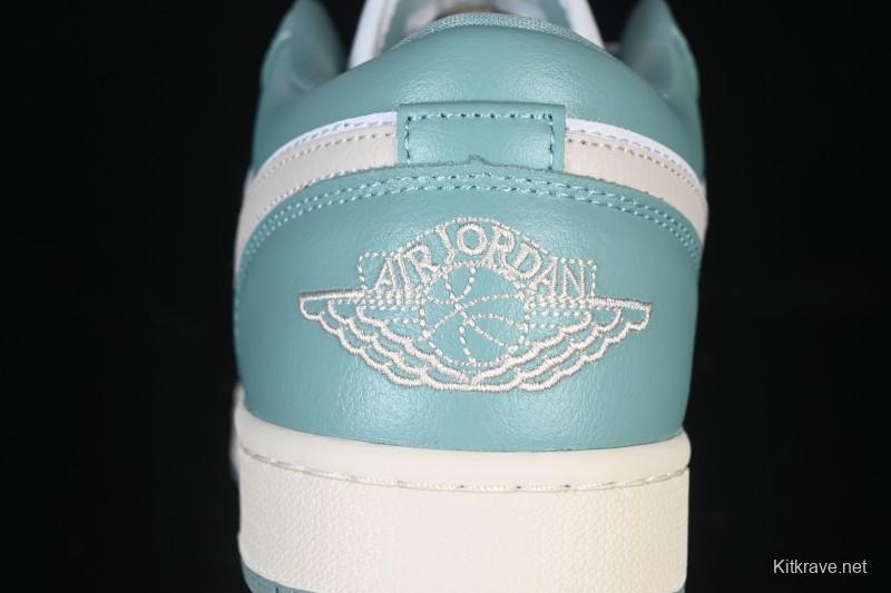 Nike Air Jordan 1 Low AJ1 Fresh Mint Green Low-Top Casual Skate Shoes DC0774-138
