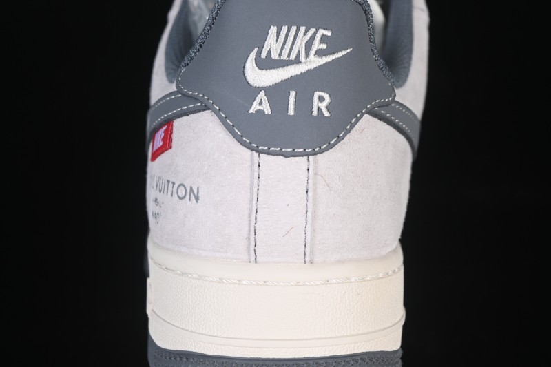 Nike Air Force 1 '07 Low LV Collaboration Grey Hook Woven Label Casual Sneakers - CX5050-Y25