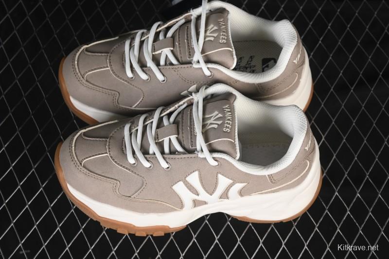 New York Yankees Bigball Chunky Vintage Window Platform Sneakers - 3ASHVT35N50BRS