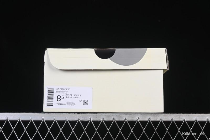 Nike Air Force 1 '07 Low Gucci Collaboration White Brown Green Casual Sneakers - YF9511-804