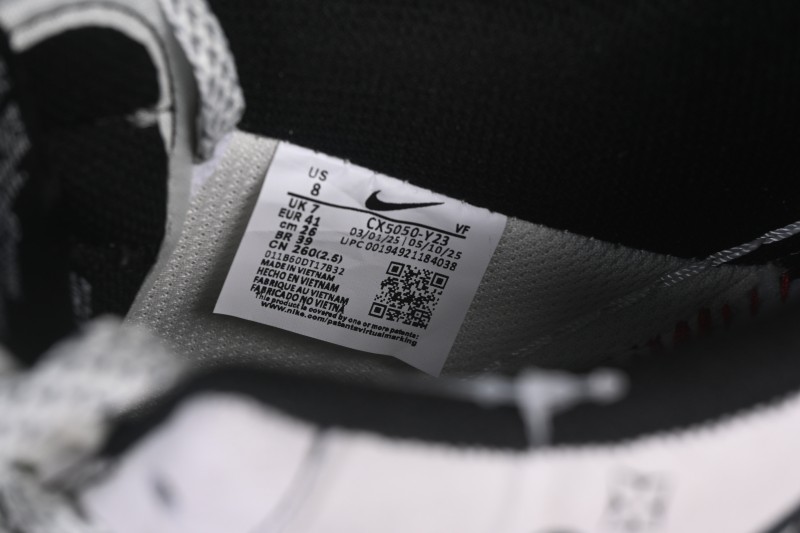 Nike Air Force 1 '07 Low LV Collaboration Black Swoosh Woven Label Casual Sneakers - CX5050-Y23