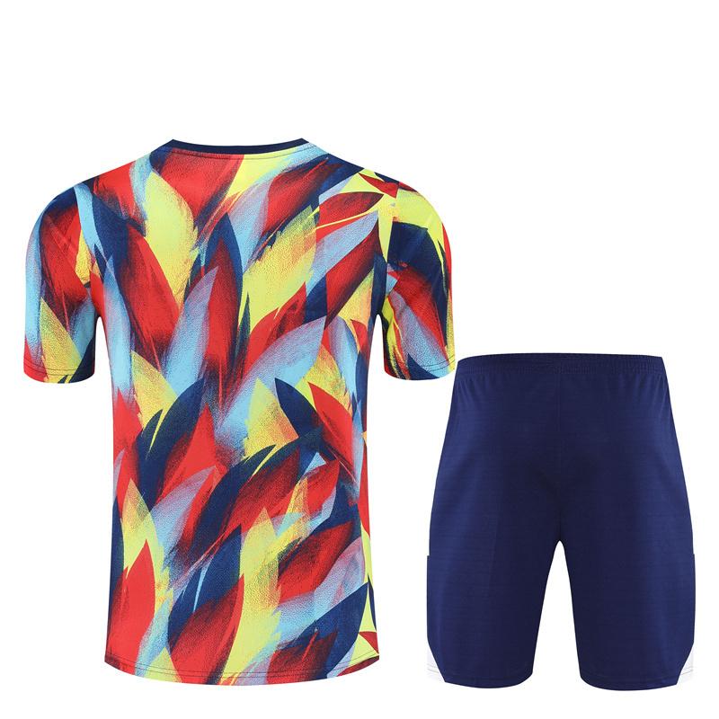 25/26 Arsenal Yellow Red Camouflage Short Sleeve Jersey+Shorts With XS